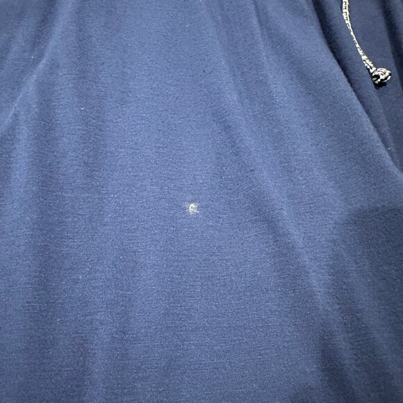 JONES NEW YORK Blue Adjustable Strap Nightgown and Belted Robe Set, Size Medium - Picture 9 of 9